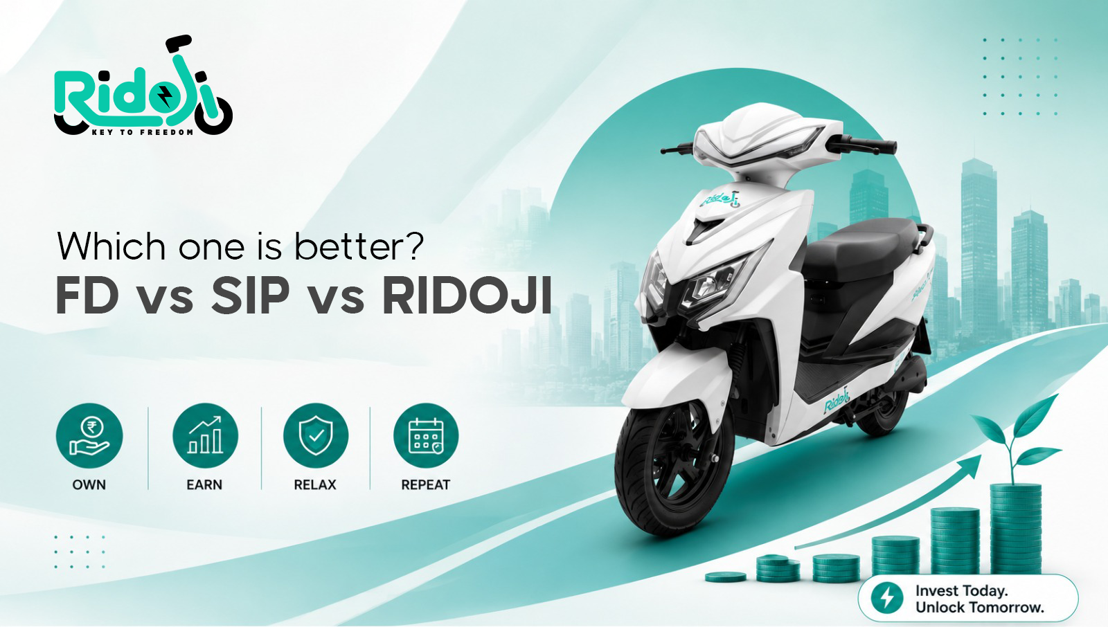FD vs SIP vs Ridoji's Investment Plan