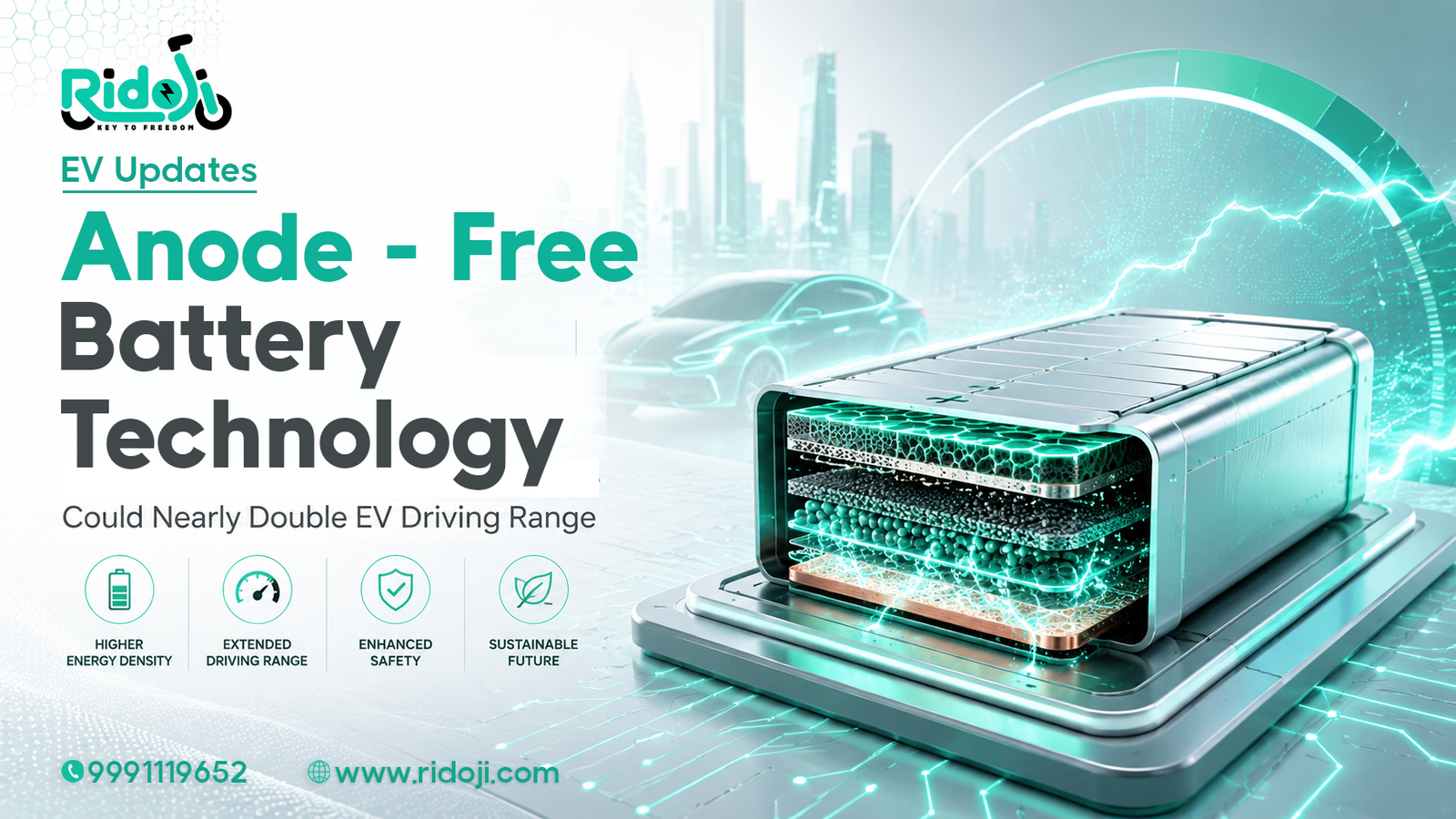 Anode-Free Battery Technology Could Nearly Double EV Driving Range